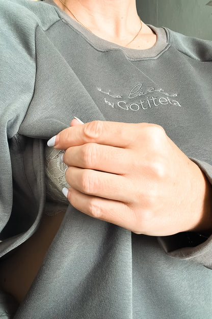 Vía láctea by Gotiteta nursing sweatshirt 